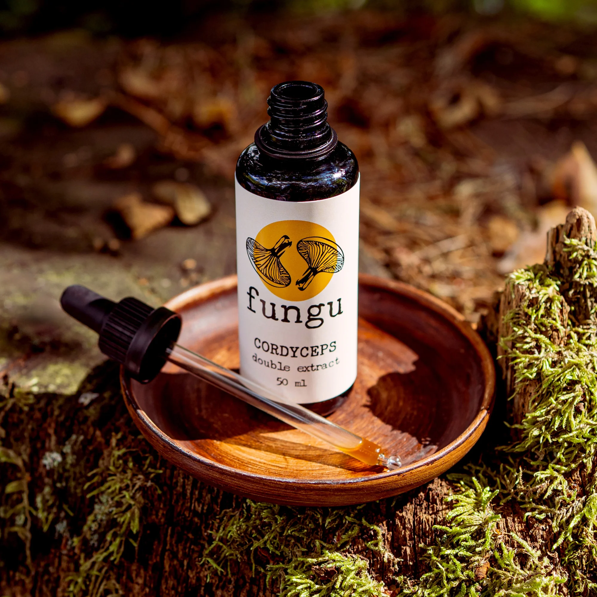 Fungu Forest Cordyceps extract bottle