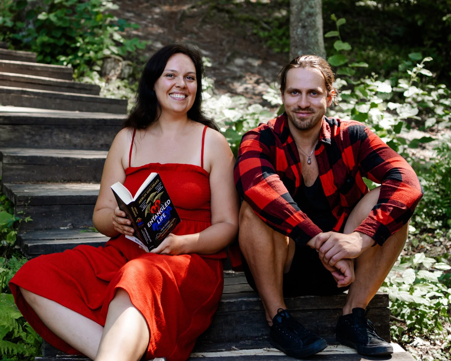 Jurgis and Ugne, founders of Fungu Forest